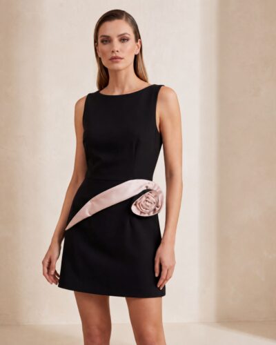 Fustan Black Rose