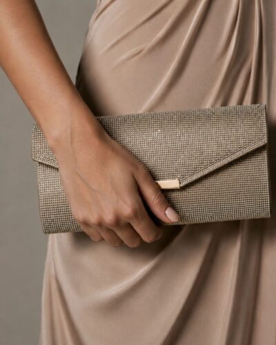 Clutch Argjend Glitter
